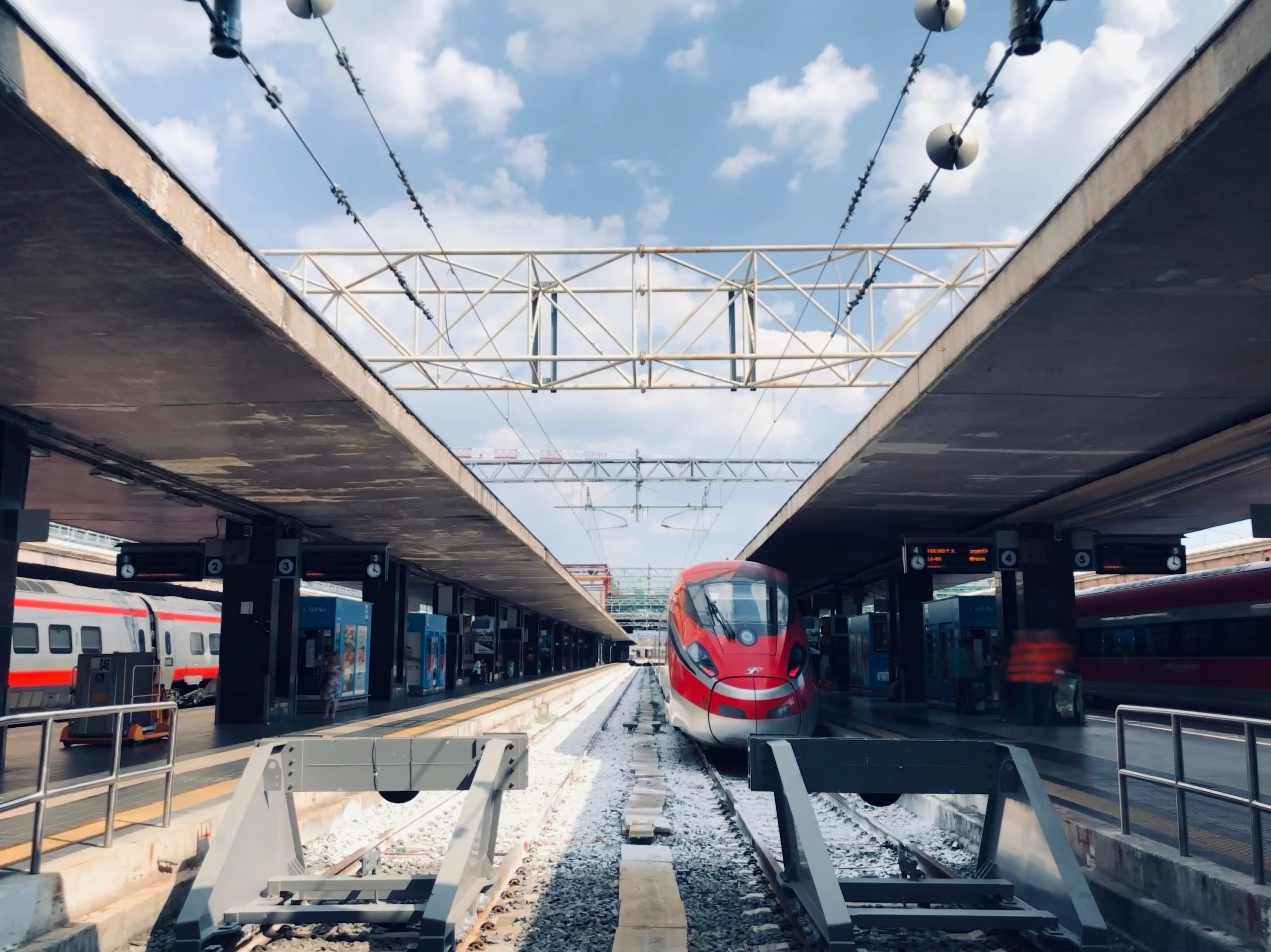 Leonardo Express train from Fiumicino to Rome city center