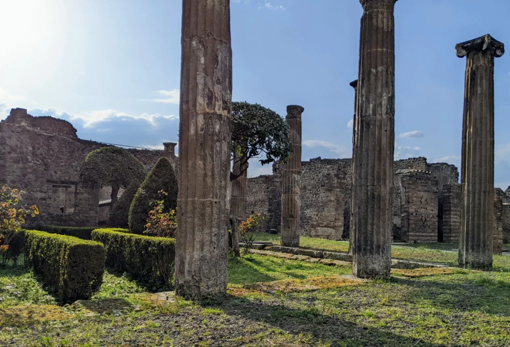 pompeii from naples italy