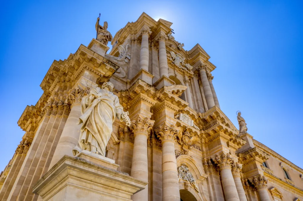 Cathedral of Syracuse in Sicily