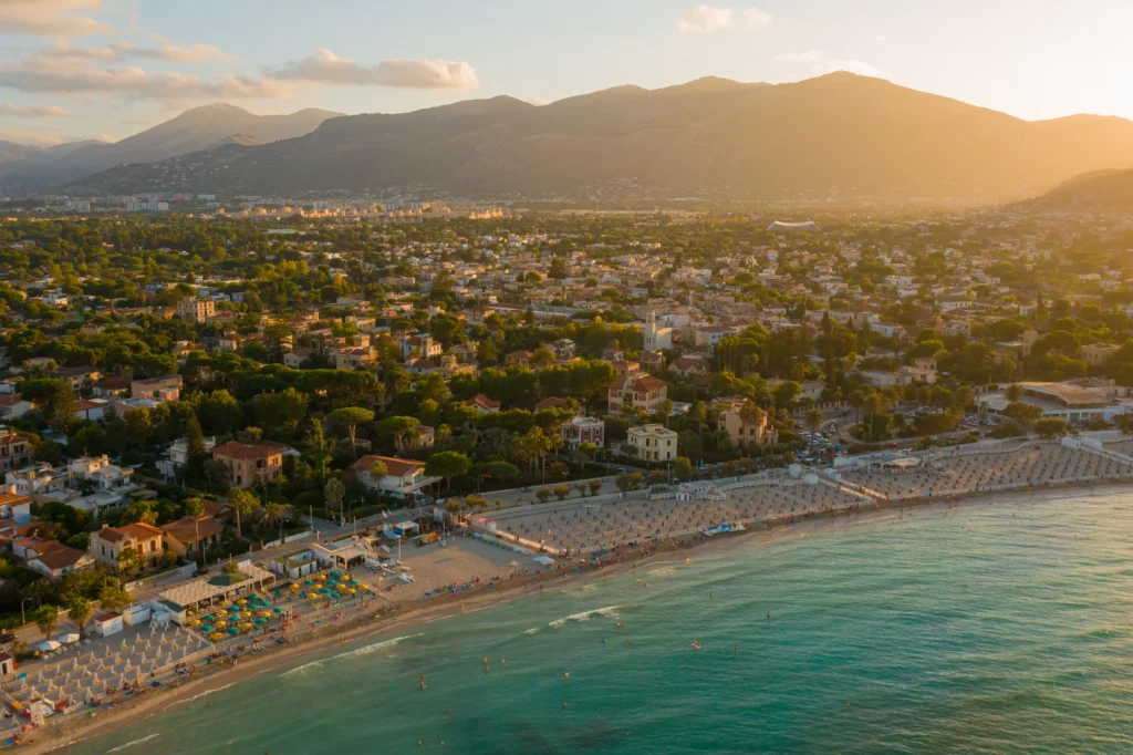 Mondello in the region of Palermo in Sicily, Italy