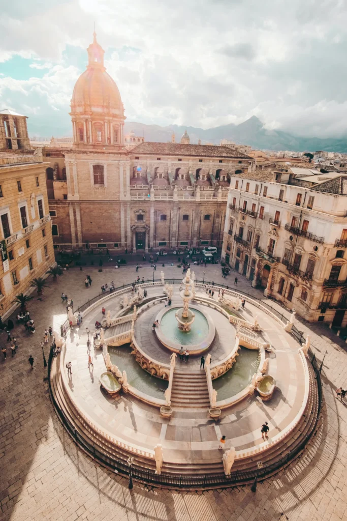 Piazza Pretoria, Palermo, Italy