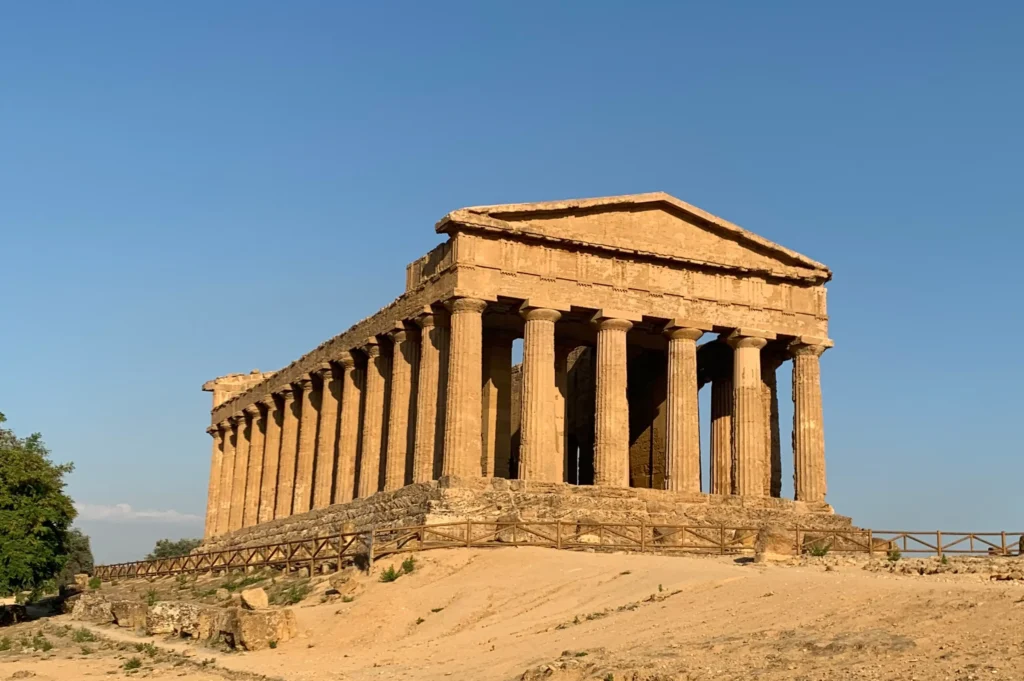 The Valley of the Temples in Agrigento, Sicily