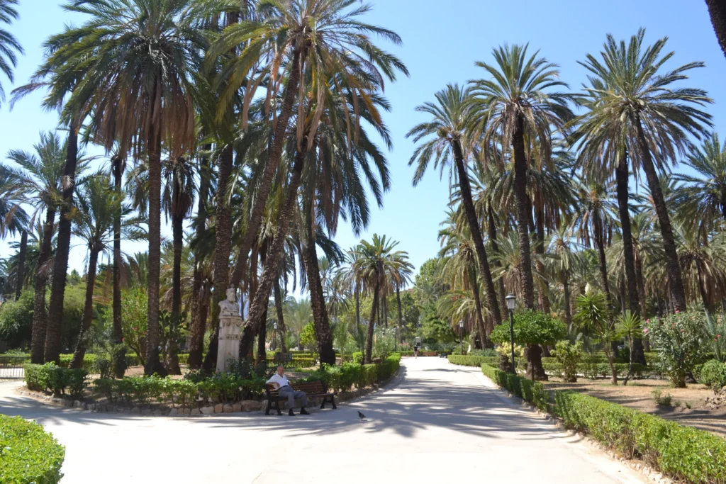 Villa Bonano Park in Palermo in Sicily, Italy